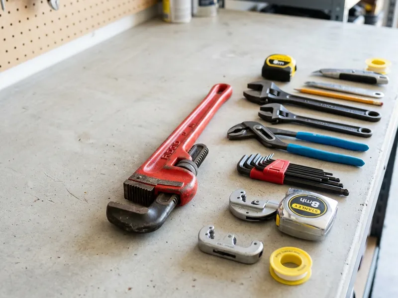 Professional plumbers in Monticello, IA equipped with top-tier tools for residential and commercial plumbing services.